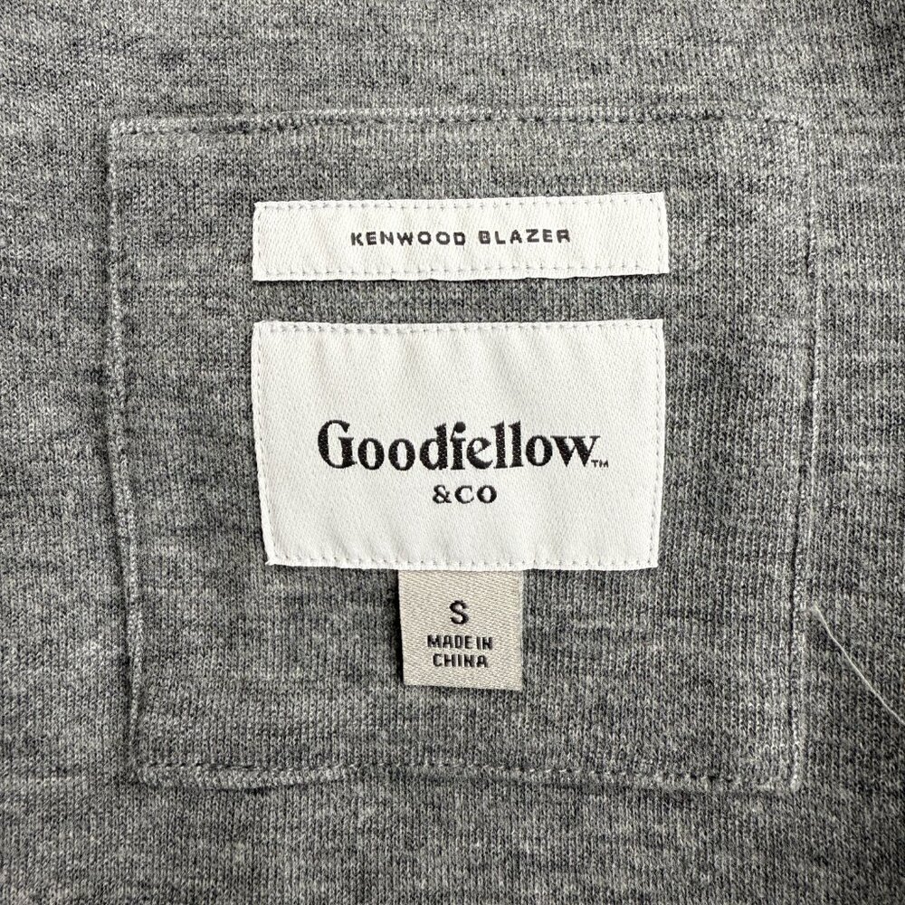 Goodfellow & Co Men's Kenwood Blazer, Knit Comfort, Heather Grey, Size S, NEW - Picture 9 of 11